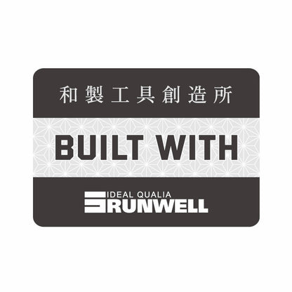 BUILT WITH RUNWELL STICKER